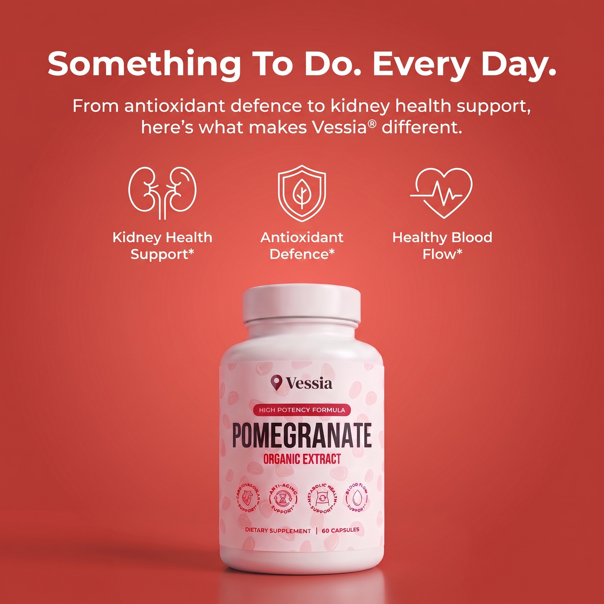 Vessia Pomegranate Extract Capsules