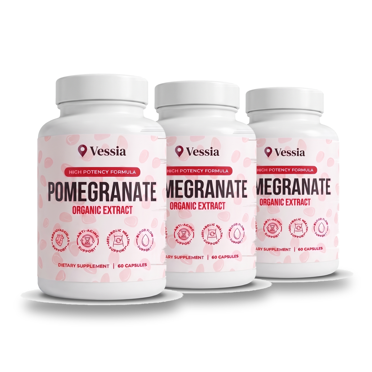 Vessia Pomegranate Extract Capsules
