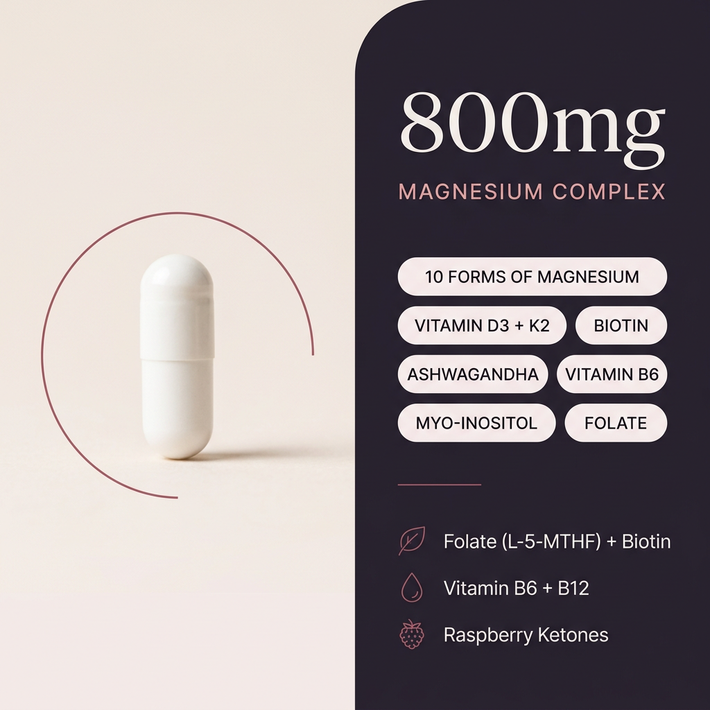 Vessia Magnesium Complex 20-in-1 for Women