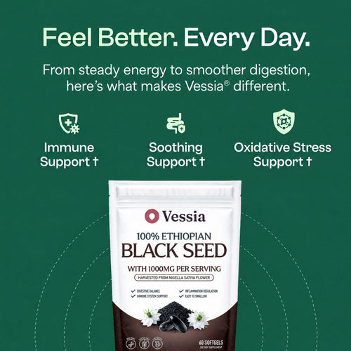 Vessia Black Seed Oil — feel better every day