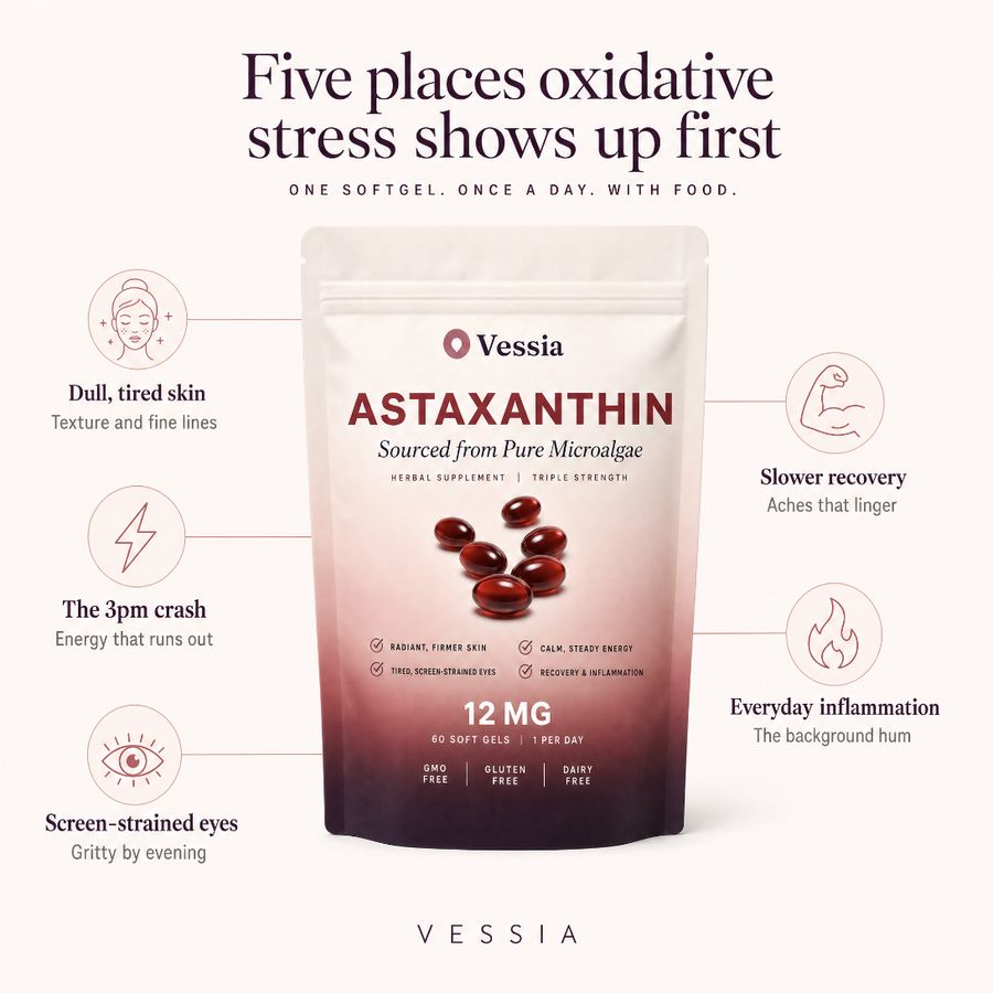 Five places oxidative stress shows up first