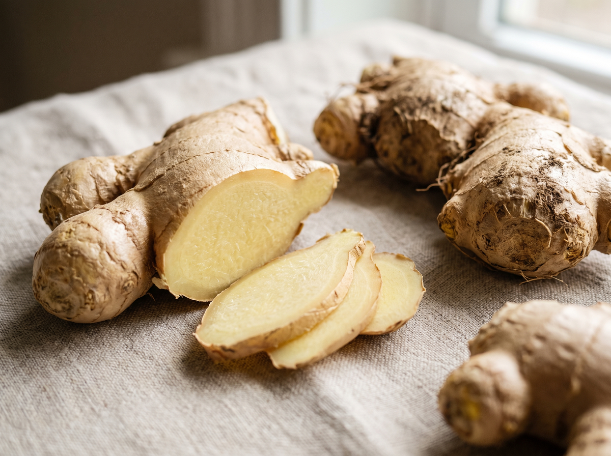 Fresh ginger root