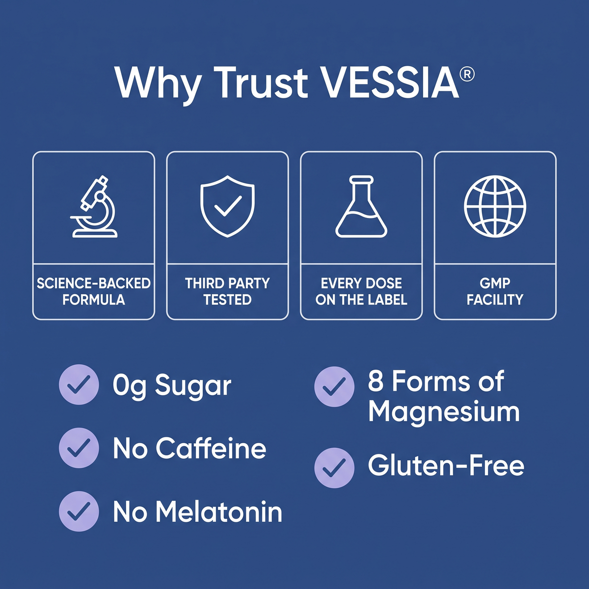 Vessia Cortisol Calm Magnesium Drink