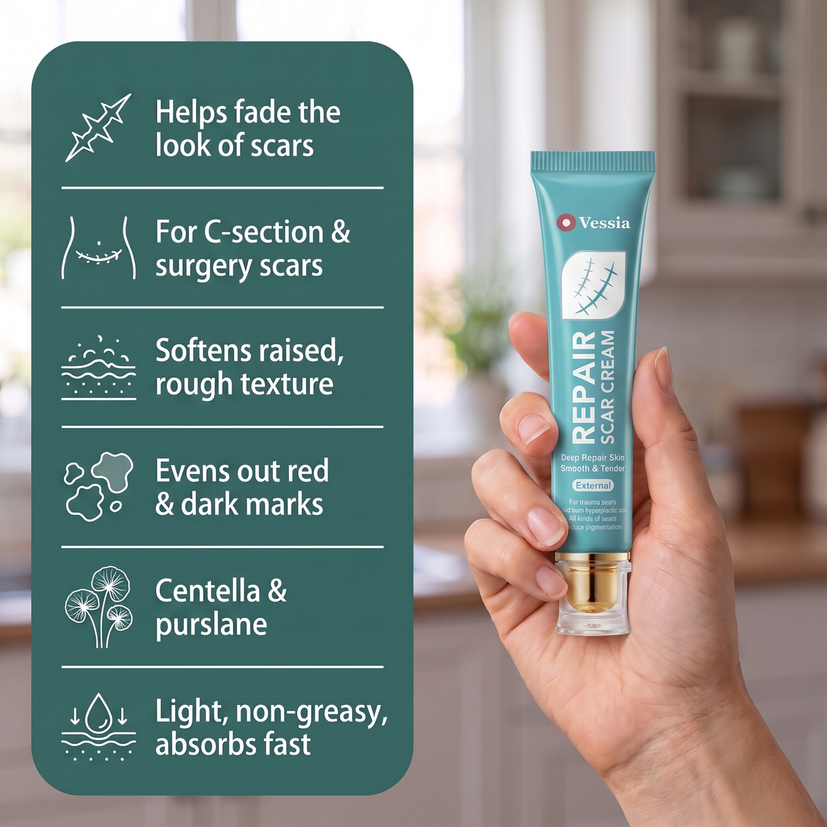 Vessia Advanced Scar Repair Cream