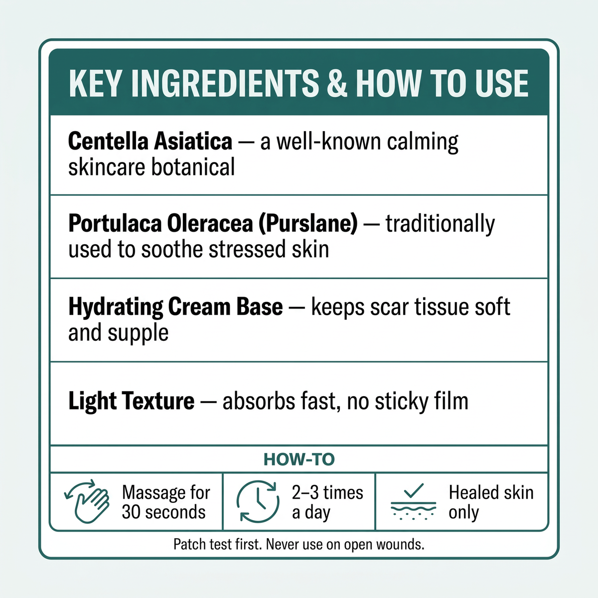 Vessia Advanced Scar Repair Cream