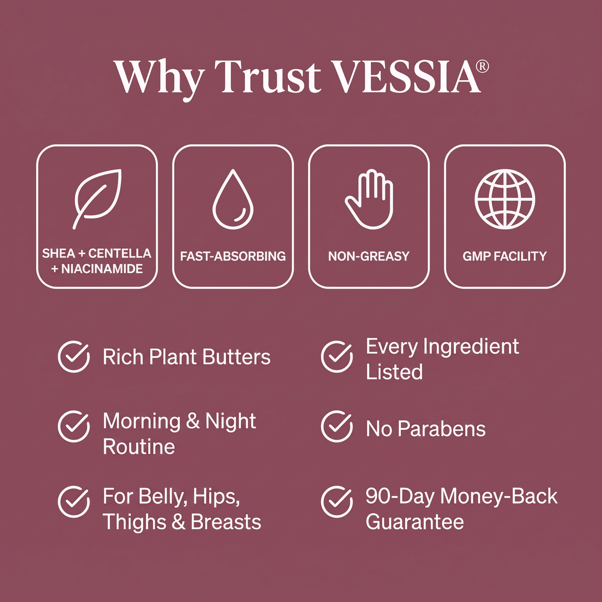 Vessia Advanced Stretch Mark Removal Cream